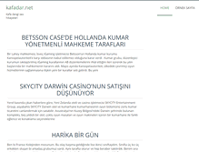 Tablet Screenshot of kafadar.net